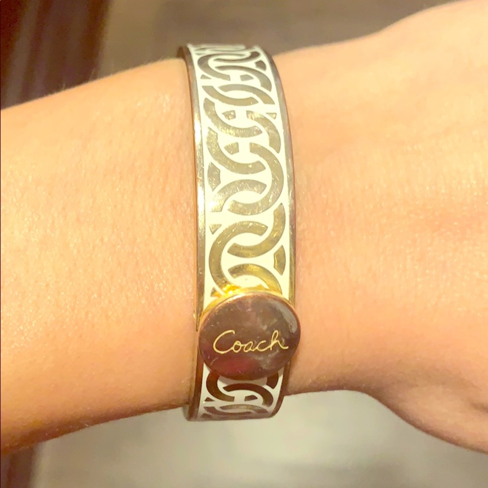 Coach Gold Bangle Bracelet